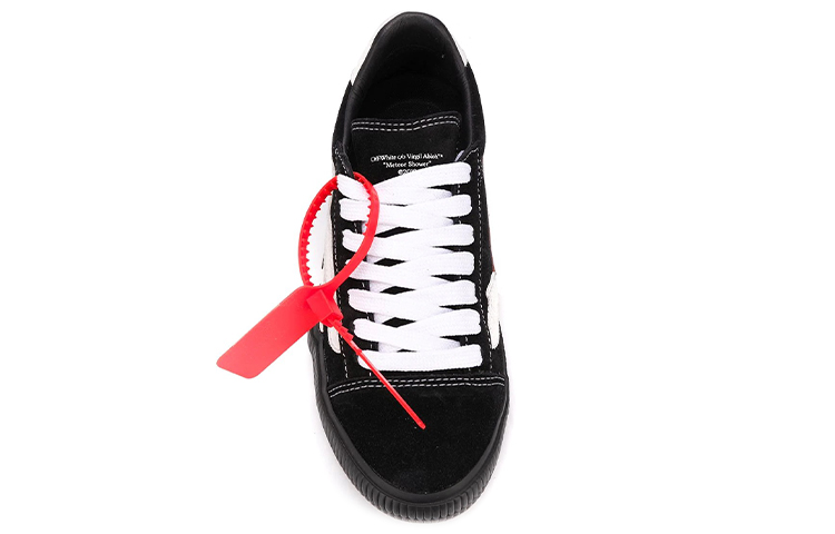Shop (W) Off-White Arrow Vulcanized Low ''Nero Bianco'' OWIA216S20LEA001-1001