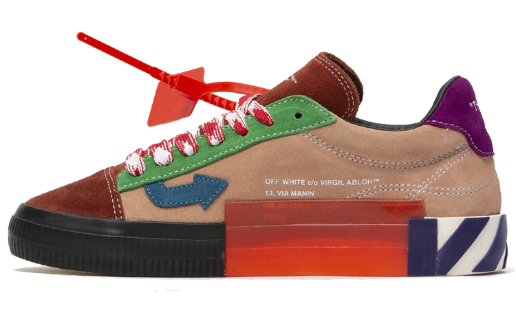 Buy (W) Off-White Arrow Vulcanizado Bajo 'Multicolor Azul' OWIA216S20LEA001-8445