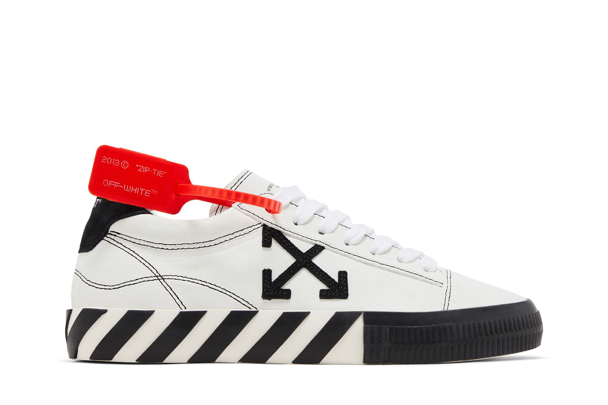 (W) Off-White Arrow Vulcanized Low 'White Black'