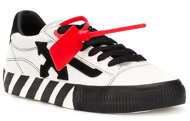 (W) Off-White Arrow Vulcanized Low 'White Black' 圖 2
