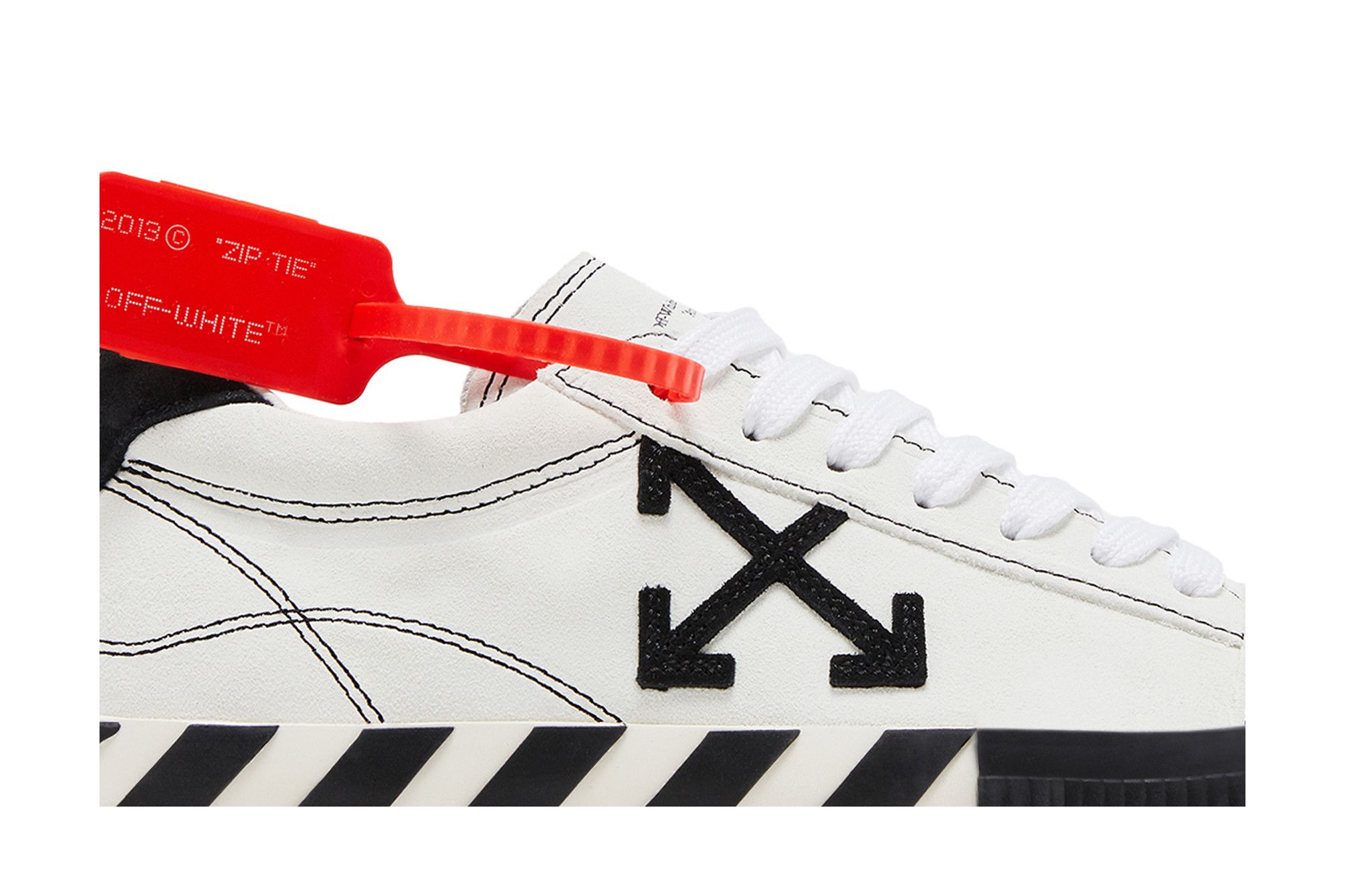 (W) Off-White Arrow Vulcanized Low 'White Black' 圖 2