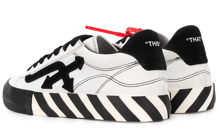(W) Off-White Arrow Vulcanized Low 'White Black' 圖 3