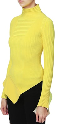 (W) OFF-WHITE 不对称下摆高领针织毛衣 黄色. OFWKNF00506XDYEX Purchase (W) OFF-WHITE 不对称下摆高领针织毛衣 黄色. OFWKNF00506XDYEX