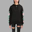 Lookbook (W) OFF-WHITE Hoodie Cetakan Bunga Hitam OWBB008S174461821088