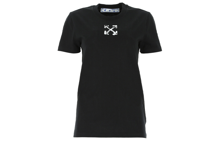 (Women) OFF-WHITE Black Graphic Print Short Sleeve T-Shirt OWAA049S20JER0091001 圖 2