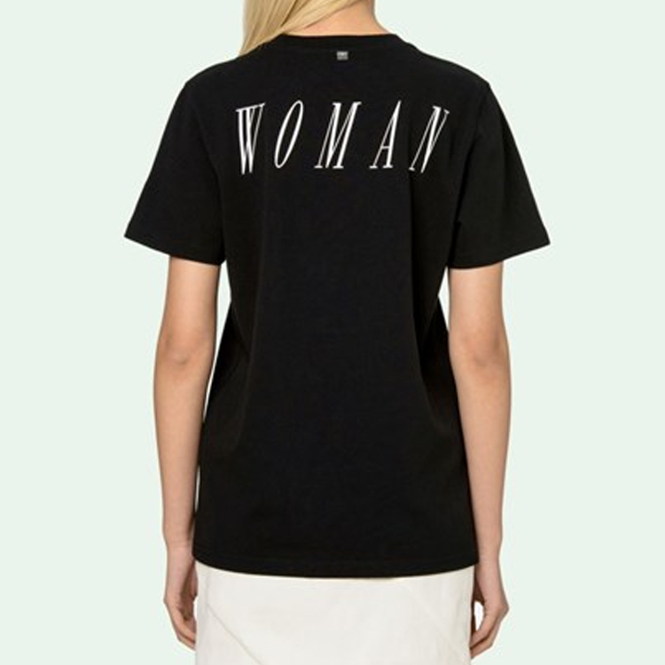 (Women) OFF-WHITE Black Graphic Print Short Sleeve T-Shirt OWAA049S20JER0091001 圖 4