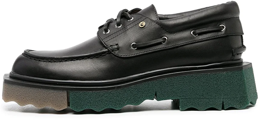 (Women) Off-White Boat Flat Sneakers 'Black Sponge Sole' OWIG001S21LEA0011000 Buy (Women) Off-White Boat Flat Sneakers 'Black Sponge Sole' OWIG001S21LEA0011000