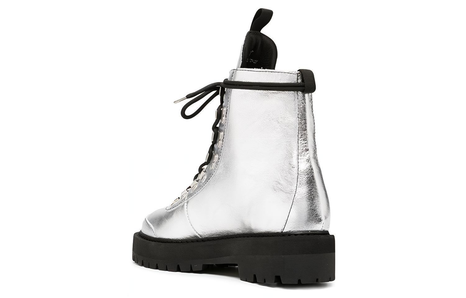 (W) Off-White Boots 'Metallic Silver' 圖 4