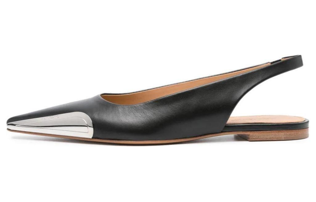 (W) Off-White Casual Shoes 'Black Leather CMFT Fashion'