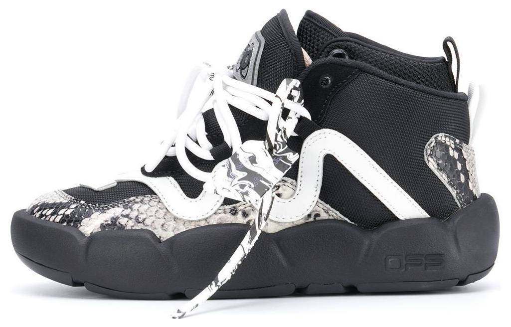 (W) Off-White Chlorine 'Black Snakeskin'