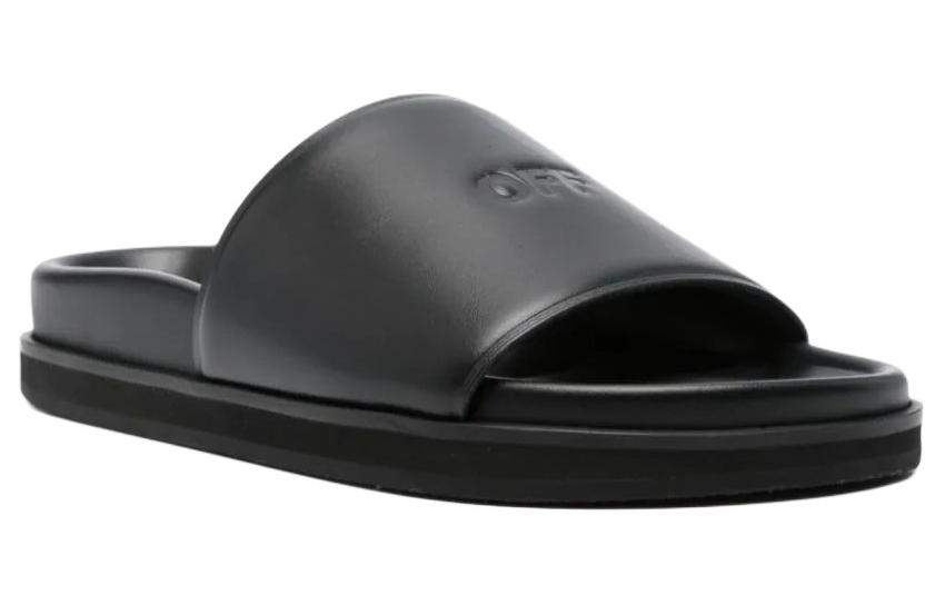 (W) Off-White Cloud Off Stamp Sliders 'Black' 圖 3