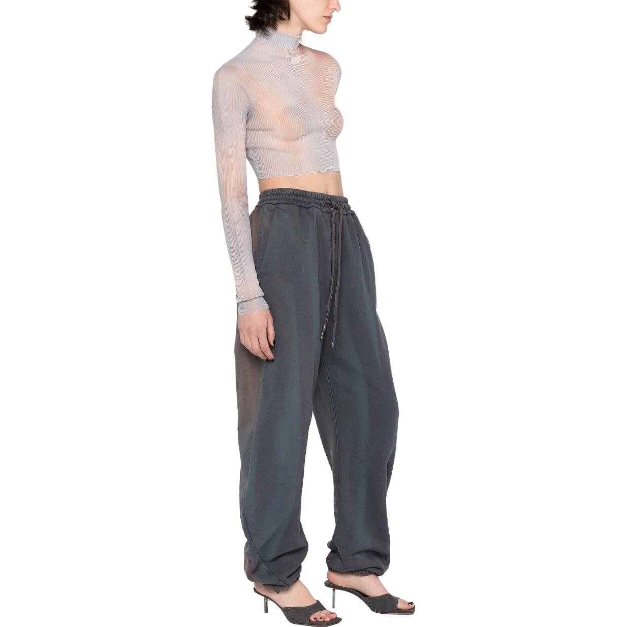(Women) OFF-WHITE Faded Jogger Pants Loose Fit  - Dark Grey OWCH018S23JER0016000 圖 5