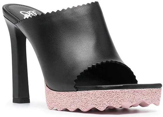 (Women) Off-White Fashion Mule High Heels 'Black Leather' OWIJ009R21LEA0011000 Order (Women) Off-White Fashion Mule High Heels 'Black Leather' OWIJ009R21LEA0011000