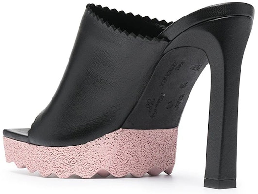 (Women) Off-White Fashion Mule High Heels 'Black Leather' OWIJ009R21LEA0011000 Lookbook (Women) Off-White Fashion Mule High Heels 'Black Leather' OWIJ009R21LEA0011000
