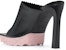 (W) Off-White Kasut Tumit Tinggi Mule 'Kulit Hitam' OWIJ009R21LEA0011000