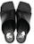 (W) Off-White Kasut Tumit Tinggi Mule 'Kulit Hitam' OWIJ009R21LEA0011000