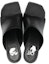 Shop (W) Off-White Kasut Tumit Tinggi Mule 'Kulit Hitam' OWIJ009R21LEA0011000