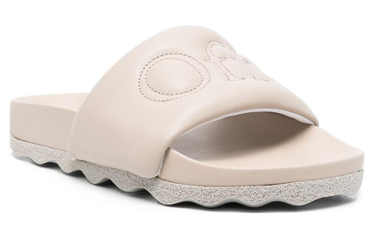 (W) Off-White Flat Sandal 'Beige Leather' 圖 2