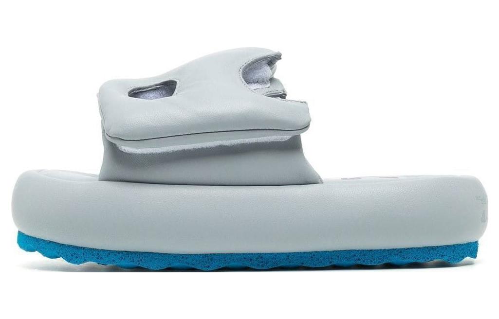 (Women) Off-White Flat Sandal 'Blue' OWIH026S22LEA0014000