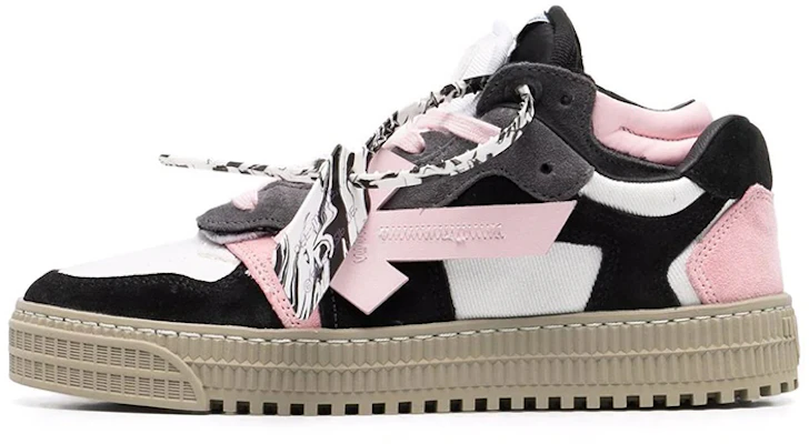 (Women) Off-White Floating Arrow 'Black Pink' OWIA181F21LEA001-1030 Buy (Women) Off-White Floating Arrow 'Black Pink' OWIA181F21LEA001-1030