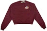 Order (W) OFF-WHITE Baju Sweatshirt Cetakan Bunga Maroon. OWBA026E18003041-2488