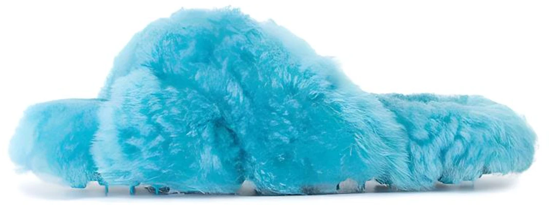 (W) オフホワイト ふわふわ スライダー (ティール) OWIA253E20FAB001-5000 Buy (W) オフホワイト ふわふわ スライダー (ティール) OWIA253E20FAB001-5000