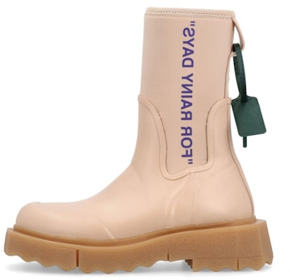 OFF-WHITE 套穿 短靴 女款 淺粉色 Buy OFF-WHITE 套穿 短靴 女款 淺粉色