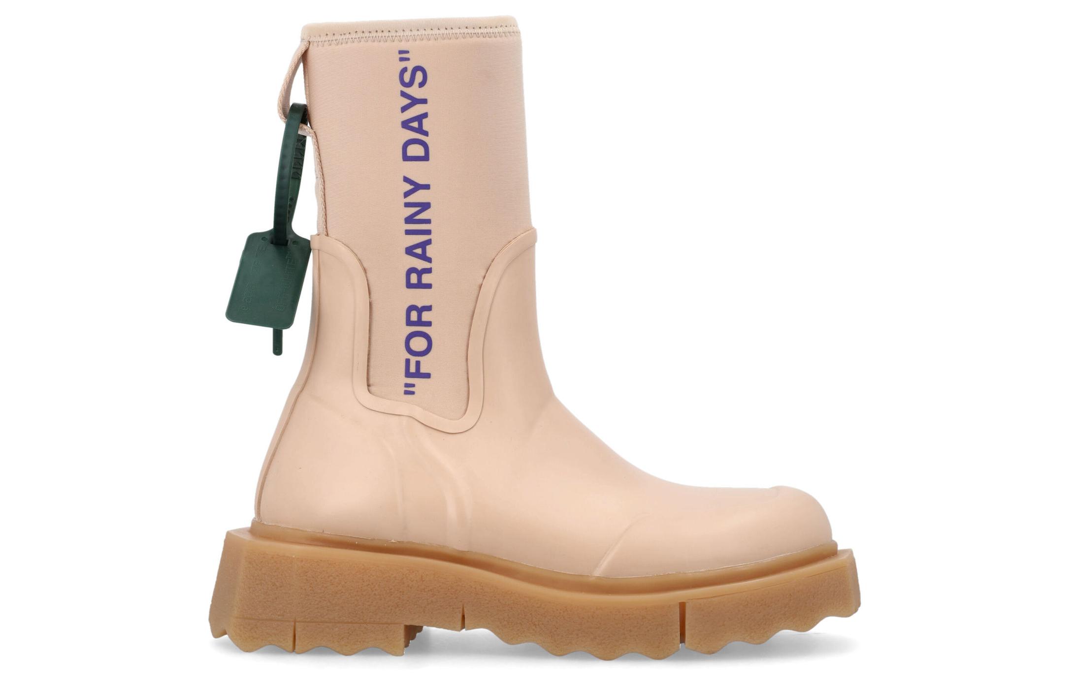 Order OFF-WHITE 套穿 短靴 女款 淺粉色