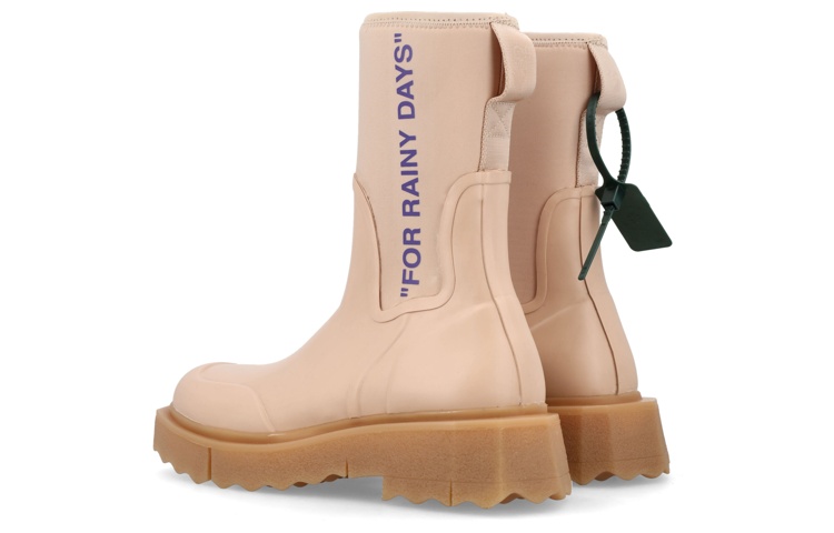 Shop OFF-WHITE 套穿 短靴 女款 淺粉色