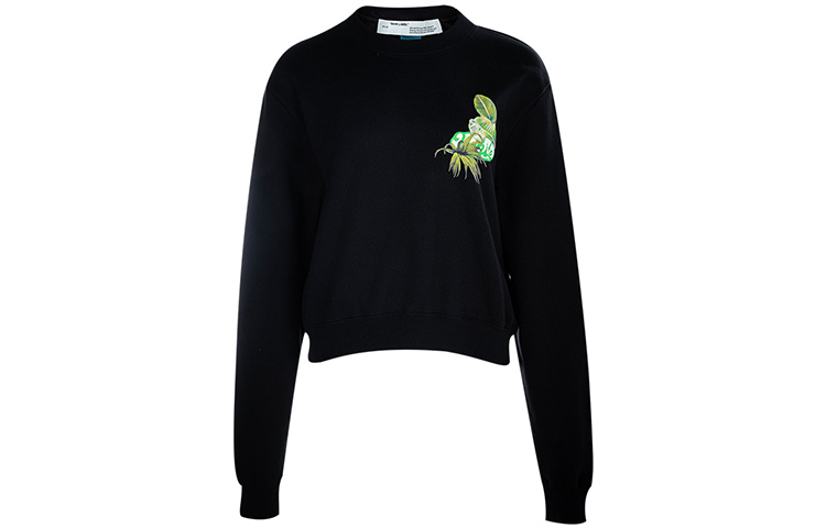 (Women) Off-White FW19 Black Arrow Logo Pullover Sweatshirt OWBA026F19F300531040