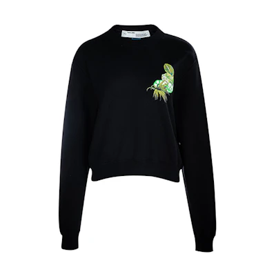 (Women) Off-White FW19 Black Arrow Logo Pullover Sweatshirt OWBA026F19F300531040