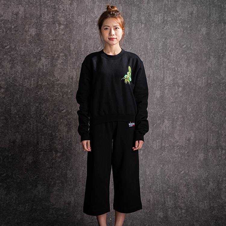 Purchase (W) オフホワイト FW19 ブラック アロー ロゴ プルオーバー スウェットシャツ OWBA026F19F300531040