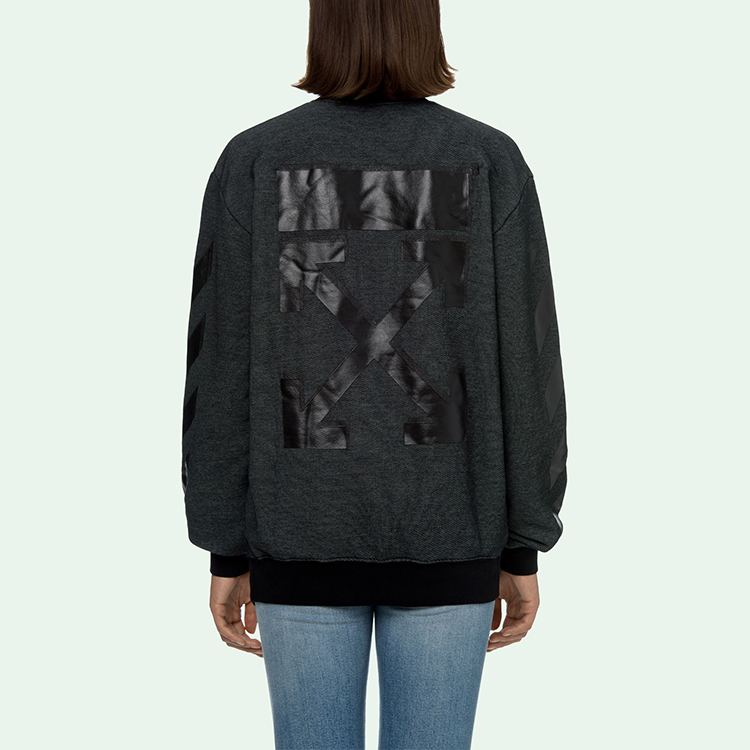 (Women) Off-White FW20 Arrow Print Crewneck Sweatshirt Women’s Dark Grey OWBA046E20JER0041010 圖 5