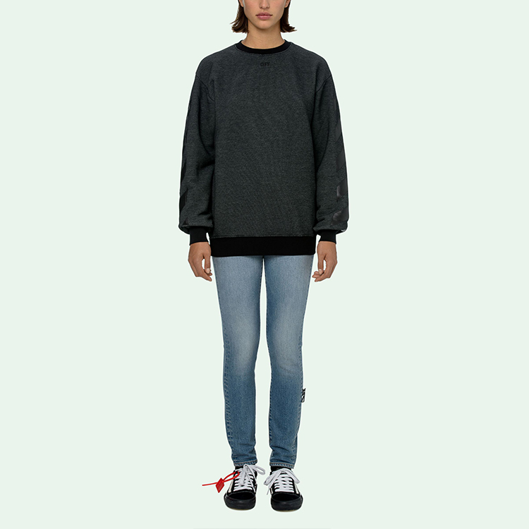 (Women) Off-White FW20 Arrow Print Crewneck Sweatshirt Women’s Dark Grey OWBA046E20JER0041010 圖 9