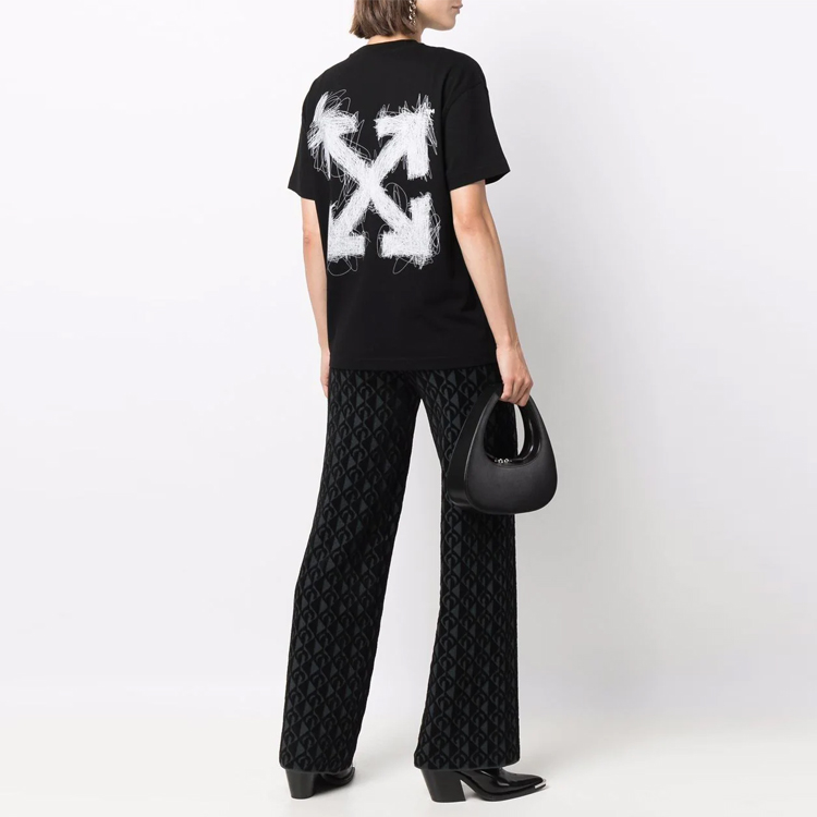 (Women) OFF-WHITE FW21 Black Arrow Print Relaxed Fit T-Shirt OWAA089F21JER0131001 圖 4