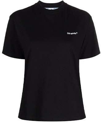 (W) Kaos Pendek Hitam OFF-WHITE FW21 Logo. OWAA049C99JER0011001 Order (W) Kaos Pendek Hitam OFF-WHITE FW21 Logo. OWAA049C99JER0011001