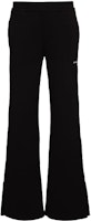 (Women) OFF-WHITE FW21 Loose Fit Wide-Leg Logo Sweatpants Black OWCH011C99JER0011001 (Women) OFF-WHITE FW21 Loose Fit Wide-Leg Logo Sweatpants Black OWCH011C99JER0011001
