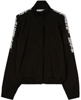 Order (W) OFF-WHITE FW22 黑色標誌拉鍊運動外套 常規版型 OWVL016C99JER0011000