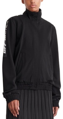 (W) オフホワイト FW22 ブラック ロゴテープ ジップアップ トラックジャケット レギュラーフィット OWVL016C99JER0011000 Lookbook (W) オフホワイト FW22 ブラック ロゴテープ ジップアップ トラックジャケット レギュラーフィット OWVL016C99JER0011000