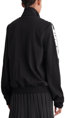 (W) オフホワイト FW22 ブラック ロゴテープ ジップアップ トラックジャケット レギュラーフィット OWVL016C99JER0011000 Shop (W) オフホワイト FW22 ブラック ロゴテープ ジップアップ トラックジャケット レギュラーフィット OWVL016C99JER0011000