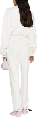 (Women) OFF-WHITE FW22 Logo Embroidered Jogger Sweatpants White OWCH016S23JER0010410 Shop (Women) OFF-WHITE FW22 Logo Embroidered Jogger Sweatpants White OWCH016S23JER0010410