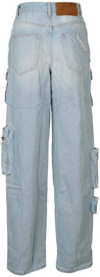 (W) OFF-WHITE FW22 水洗寬管牛仔褲 淺藍色 寬鬆版型 OWYB012F22DEN0014000 Lookbook (W) OFF-WHITE FW22 水洗寬管牛仔褲 淺藍色 寬鬆版型 OWYB012F22DEN0014000
