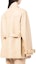 Shop (W) Chaqueta Beige Suelta con Cinturón y Cuello Alto OFF-WHITE FW22 Mujer. OWJA058S22LEA0016200