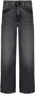 (W) OFF-WHITE FW22 刷破徽標牛仔褲 寬鬆直筒 黑色 OWYA036F22DEN0011000 Buy (W) OFF-WHITE FW22 刷破徽標牛仔褲 寬鬆直筒 黑色 OWYA036F22DEN0011000