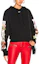 Order (Women) OFF-WHITE FW22 Floral Print Hoodie Black Regular Fit OWBB016R180030091088