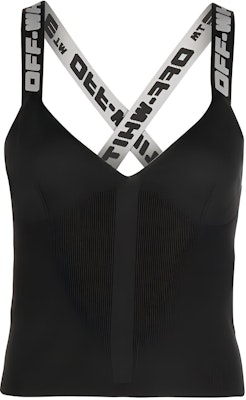 (W) OFF-WHITE FW22 字母印花黑色修身針織背心 OWHD011C99KNI0011100 Buy (W) OFF-WHITE FW22 字母印花黑色修身針織背心 OWHD011C99KNI0011100