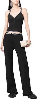 (W) OFF-WHITE FW22 字母印花黑色修身針織背心 OWHD011C99KNI0011100 Lookbook (W) OFF-WHITE FW22 字母印花黑色修身針織背心 OWHD011C99KNI0011100