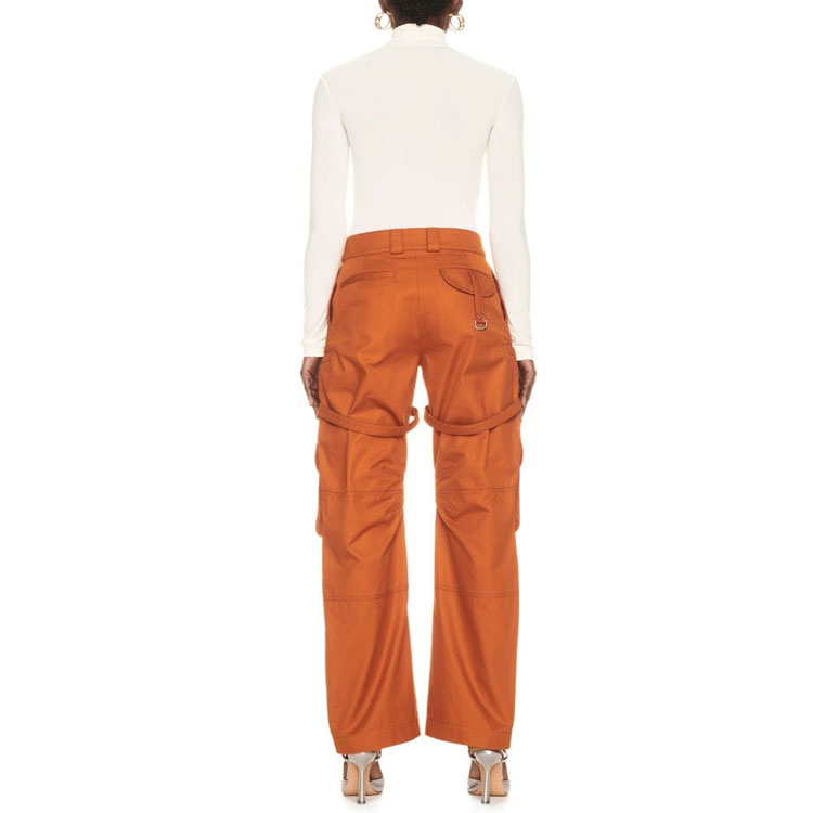 Shop (W) OFF-WHITE FW23 白色修身高领刺绣标志针织毛衣 OWAD122F23JER0010410