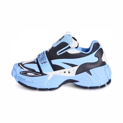 (W) Off-White Glove Slip On 'Light Blue Black'