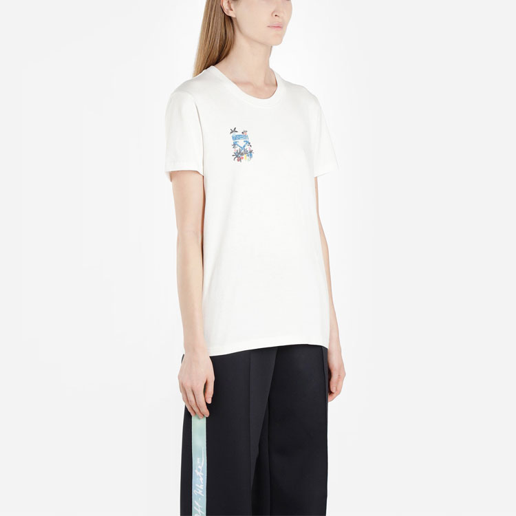 (Women) OFF-WHITE Graft Arrows White Round Neck Cotton T-shirt OWAA049E19B070630130 圖 6